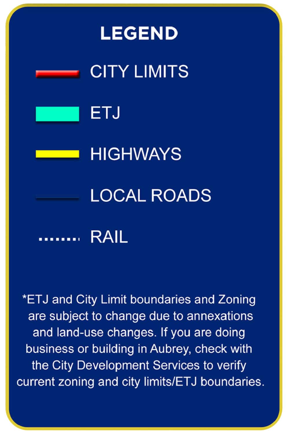 Real Estate & Maps Aubrey Municipal Development District